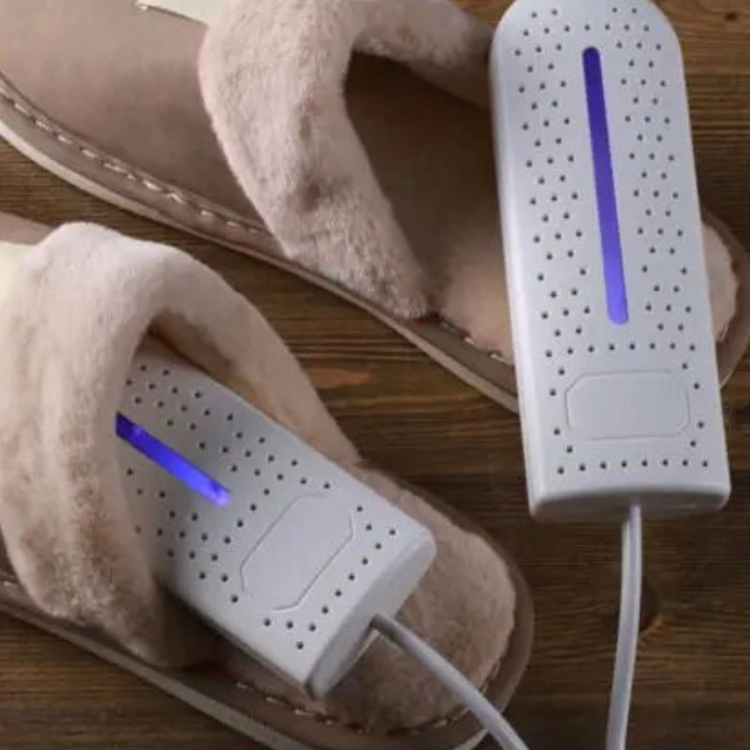 Für Sportschuhe: UV-Schuh-Trockner beseitigt Nässe, Bakterien und Geruch nach dem Training.