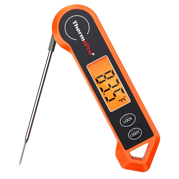 Digitalthermometer für Kochen & Braten. Misst Kerntemperatur von Fleisch präzise. Unverzichtbares Küchenzubehör.