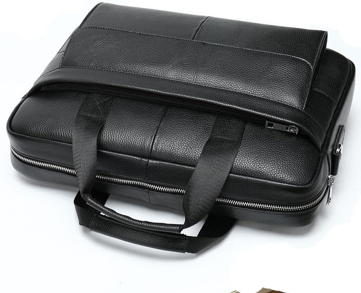 Stilvolle Damen Aktentasche aus Leder, perfekt für Businessfrauen, organisiert und elegant.
