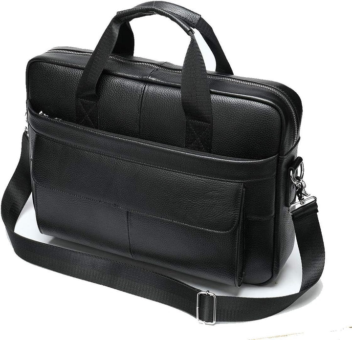 Vielseitige Leder Business Tasche für Büro, Reisen und Pendler, mit intelligentem Organisationssystem.