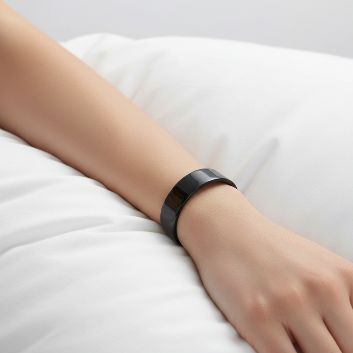 Unisex Akupressurring: Schlafhilfe, Schnarchstopper & Entspannungsförderer für gesunden, erholsamen Schlaf.