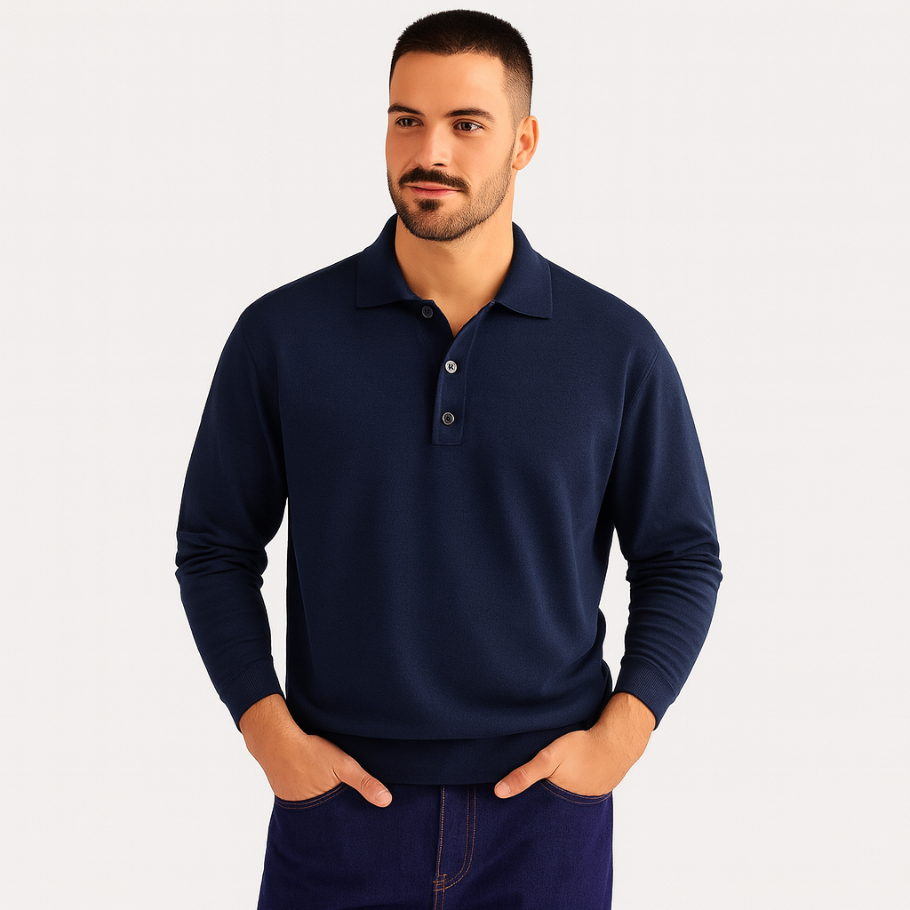 Zeitloses Slim-Fit Kurzarm Poloshirt für Herren, vielseitig kombinierbar für Smart Casual Anlässe.