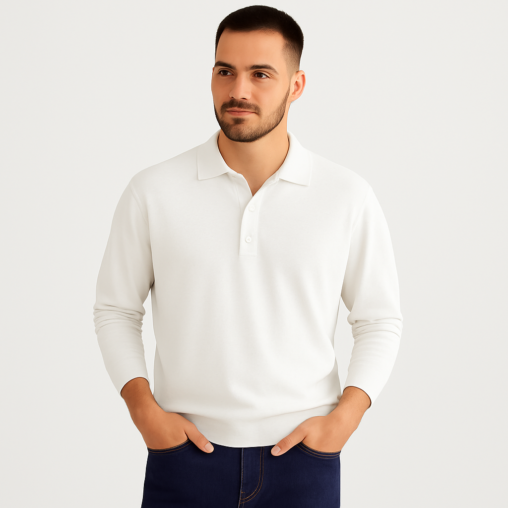 Herren Oberteil: Slim-Fit Poloshirt, kurzärmelig, bietet Komfort und einen eleganten Business Casual Stil.