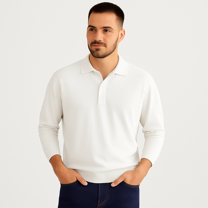 Herren Oberteil: Slim-Fit Poloshirt, kurzärmelig, bietet Komfort und einen eleganten Business Casual Stil.