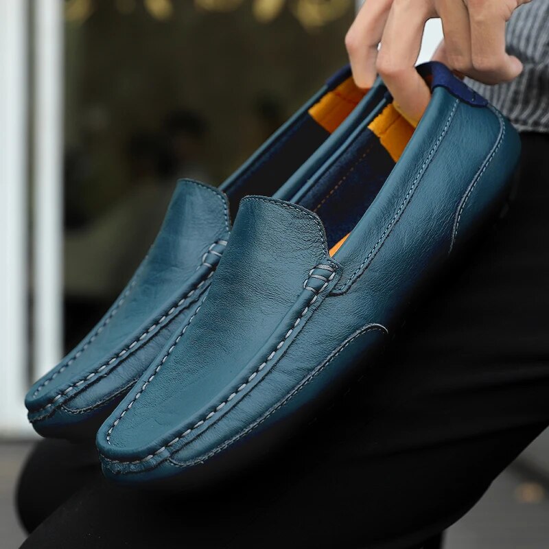 Elegante Herren Loafer Damiano, Komfortschuh aus Leder für Business & Freizeit.