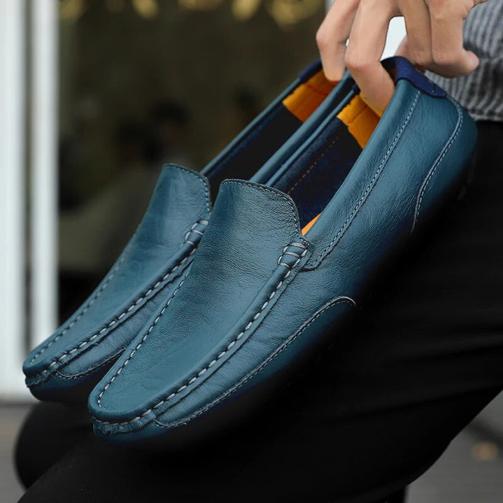 Elegante Herren Loafer Damiano, Komfortschuh aus Leder für Business & Freizeit.