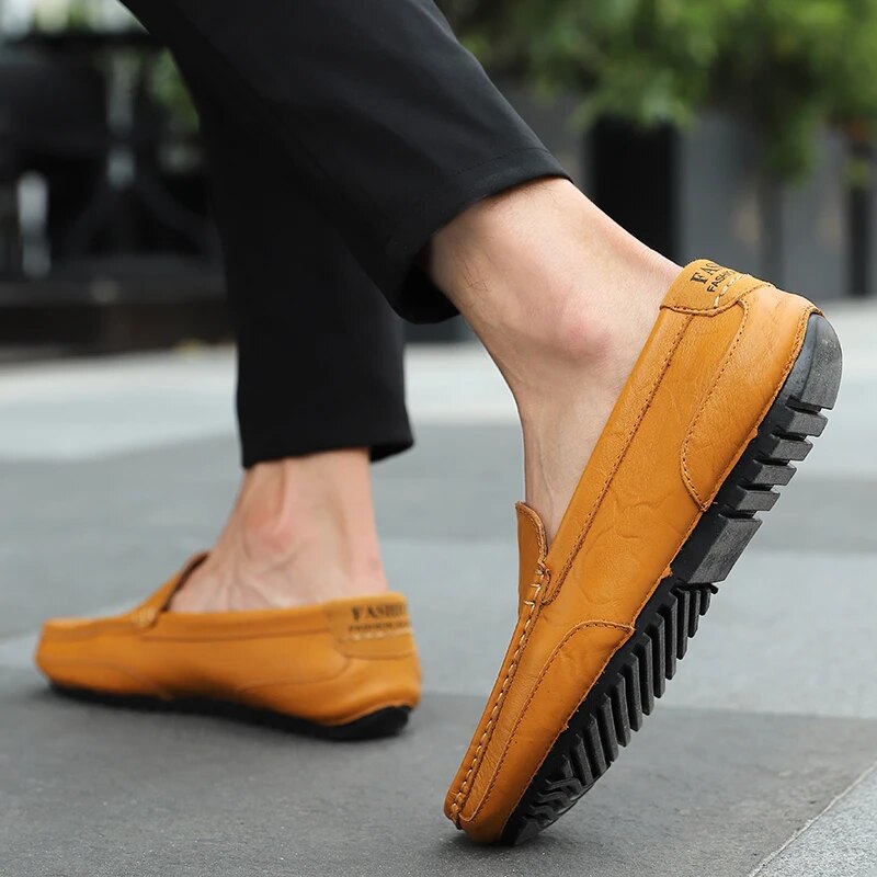 Herren Business-Loafer Damiano, elegante Lederschuhe, vielseitig und bequem.