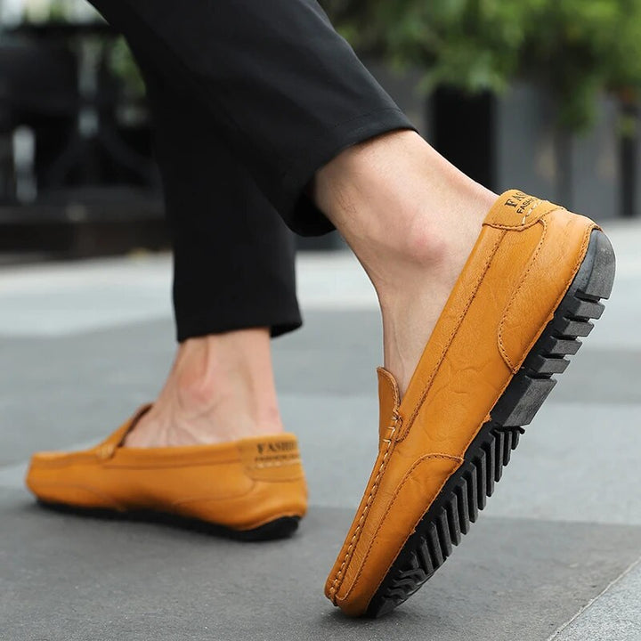 Herren Business-Loafer Damiano, elegante Lederschuhe, vielseitig und bequem.