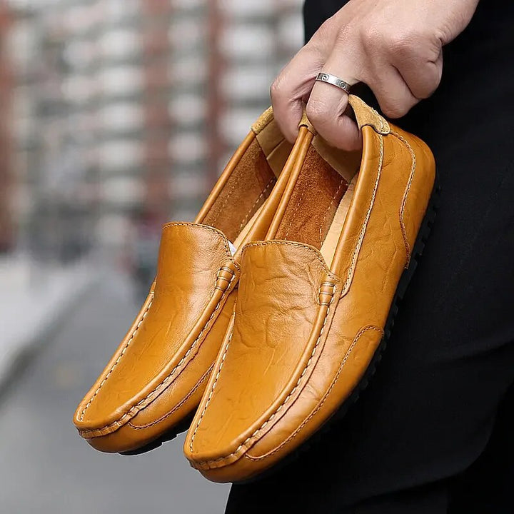 Edle Herren Leder-Loafer Damiano, bequem, elegant und perfekt für jede Gelegenheit.