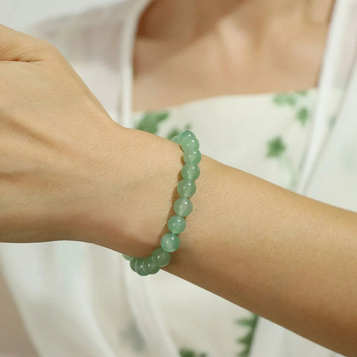 Spirituelles Damen Armband aus Natursteinen; fördert Ausgeglichenheit.