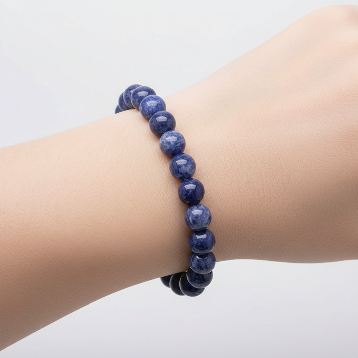 Damen Armband mit Heilsteinen; fördert Harmonie & innere Mitte.