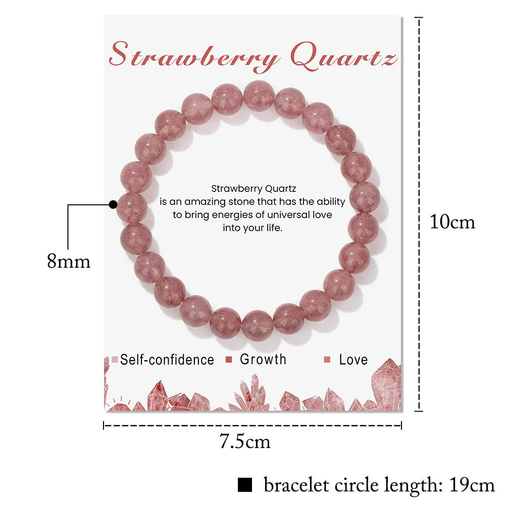 Kristallarmband für Damen; Natursteine für Balance & Gelassenheit.