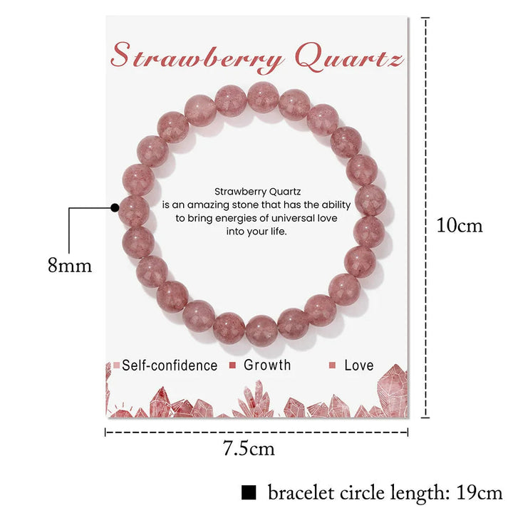 Kristallarmband für Damen; Natursteine für Balance & Gelassenheit.