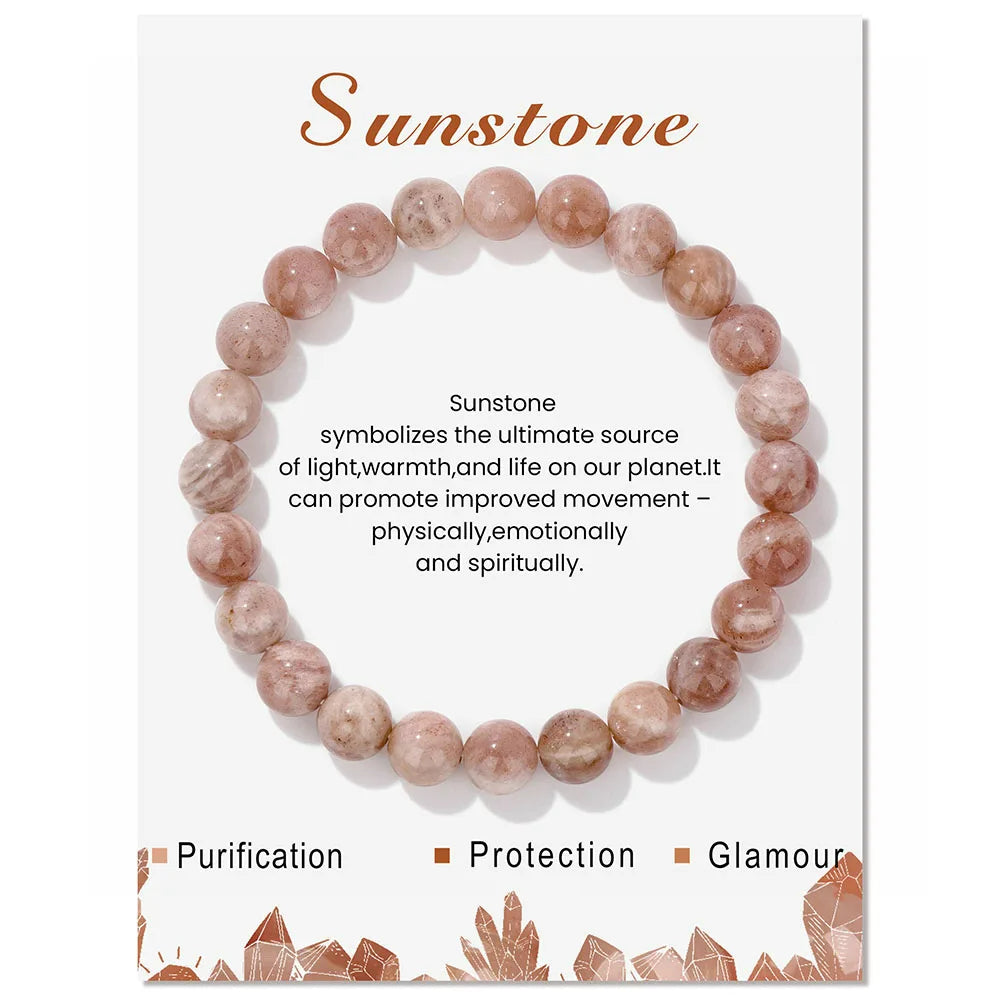 Schmuck Damen: Heilsteinarmband; bringt Energie & positive Vibes.