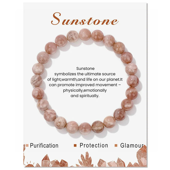 Schmuck Damen: Heilsteinarmband; bringt Energie & positive Vibes.