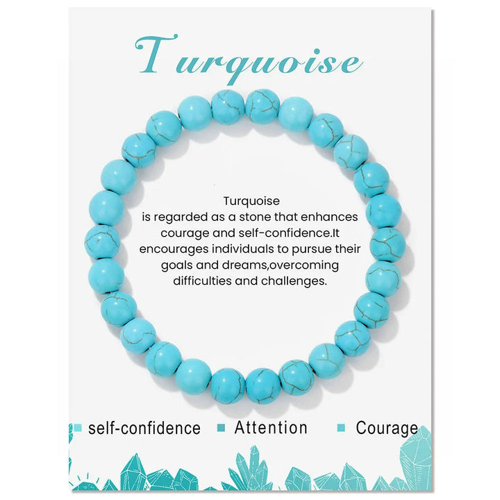 Stilvolles Damen Armband; Natursteine für Balance & Modebewusstsein.