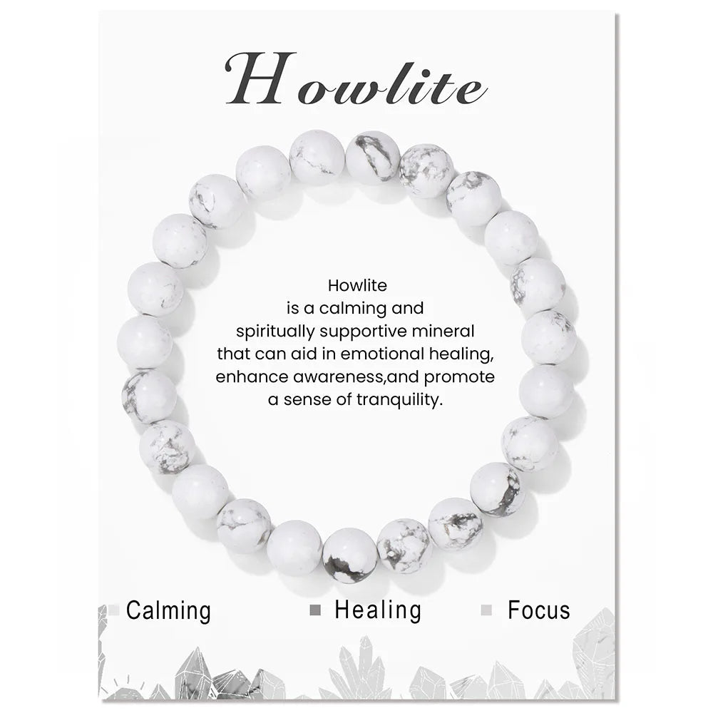 Damen Armband mit Heilsteinen; Geschenk für innere Stärke & Yoga.