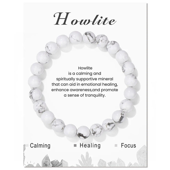 Damen Armband mit Heilsteinen; Geschenk für innere Stärke & Yoga.