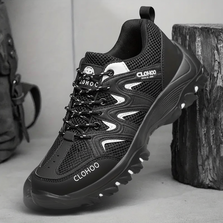 Bequeme Herren Freizeitschuhe Evan, vielseitige Wanderschuhe mit robustem Design & rutschfester Sohle für Outdoorsport.