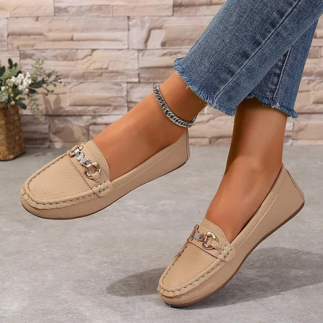 Moderne Damen Slip-On Loafer für den Sommer, mit einzigartigem Schmetterling; bequem für Freizeit & Büro.