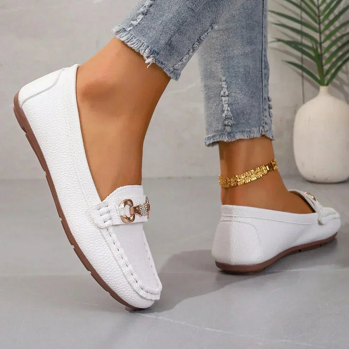 Damen Freizeit Loafer, Sommer-Style mit Schmetterling; bequeme und vielseitige flache Schuhe für jede Frau.