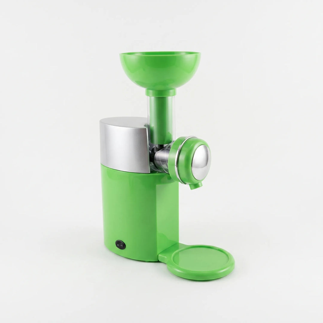 Kompaktes Haushaltsgerät: Automatische Eismaschine für gesunde Fruchteis- & Sorbet-Desserts.