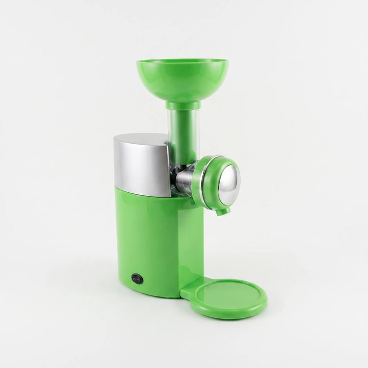 Kompaktes Haushaltsgerät: Automatische Eismaschine für gesunde Fruchteis- & Sorbet-Desserts.