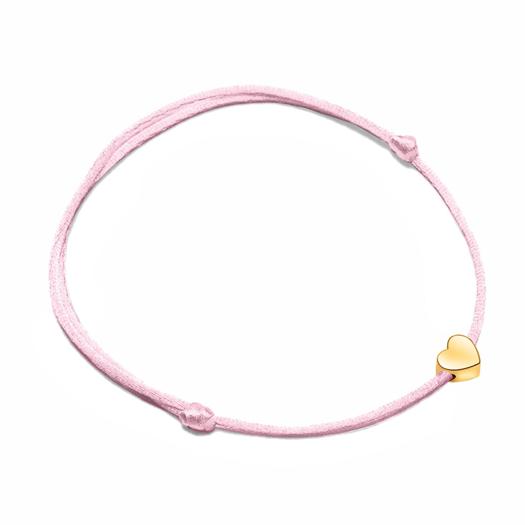 Glänzendes Damen Herz Armband in Silber, verstellbar, mit elegantem Herz-Detail. Klassischer Damenschmuck für die Hand.
