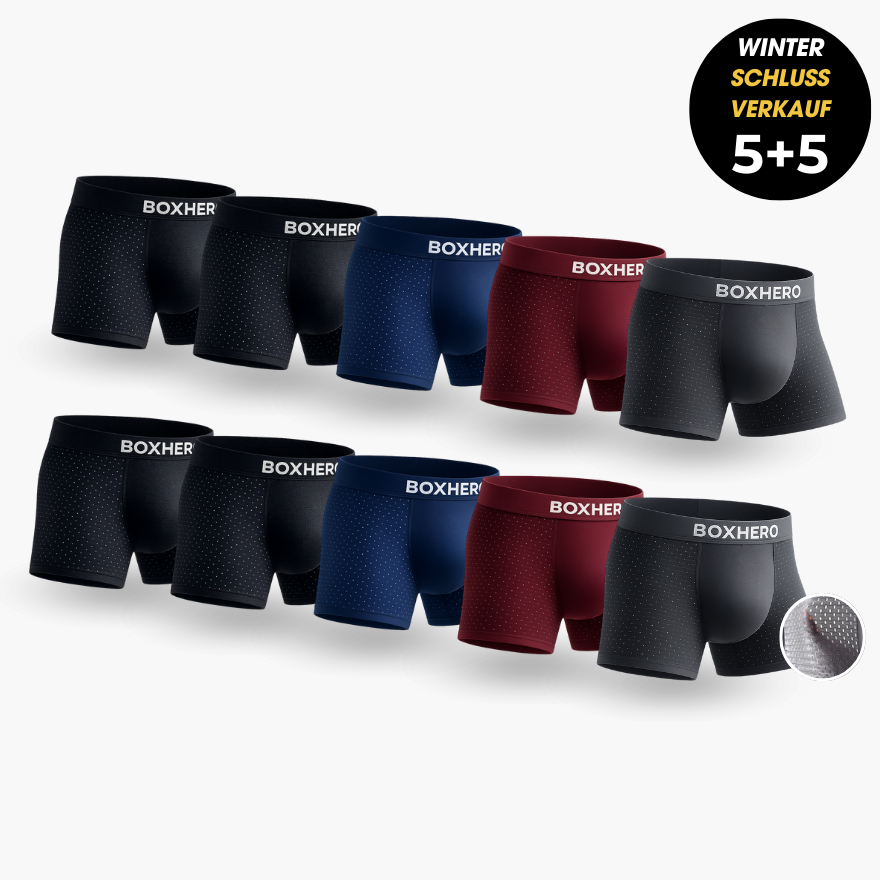Bequeme Herren Boxershorts in klassischer Passform für langanhaltenden Tragekomfort.
