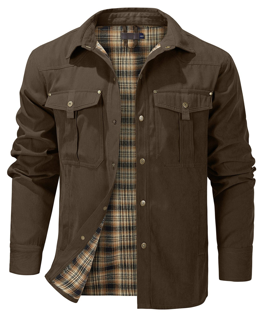Praktische Herrenjacke mit vielen Taschen, ideal als Übergangsjacke für Outdoor & Alltag, robuste Qualität.