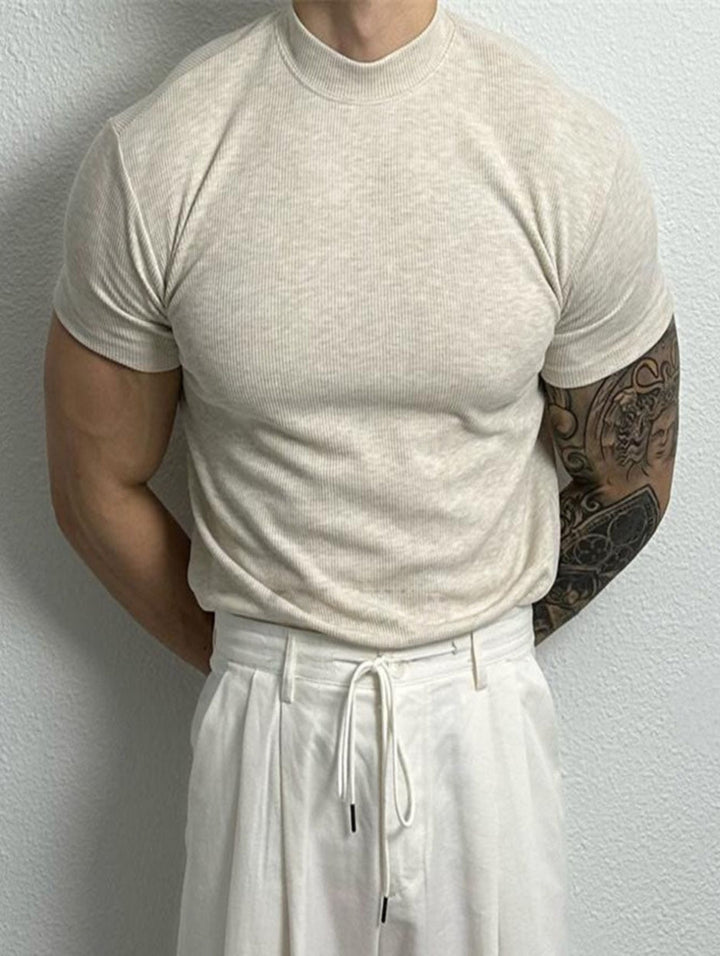 Hochfunktionales Herren Sport T-Shirt, schnelltrocknend & atmungsaktiv, optimal für Training & Sommer.