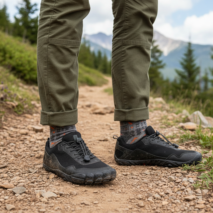 Vielseitige Barfuß-Sportschuhe für Damen und Herren, perfekt für Fitness, Yoga und natürliches Laufen.
