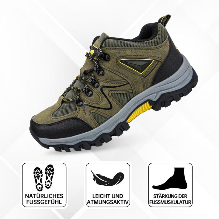 Herren All-Terrain Wanderschuhe, die als robuste Outdoorschuhe und bequeme Alltagsschuhe dienen.