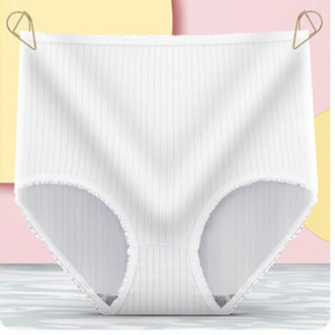 Leckfreie Damenunterwäsche für Menstruation, hoher Bund, sicherer Schutz & Komfort, atmungsaktiv, 8er-Pack.
