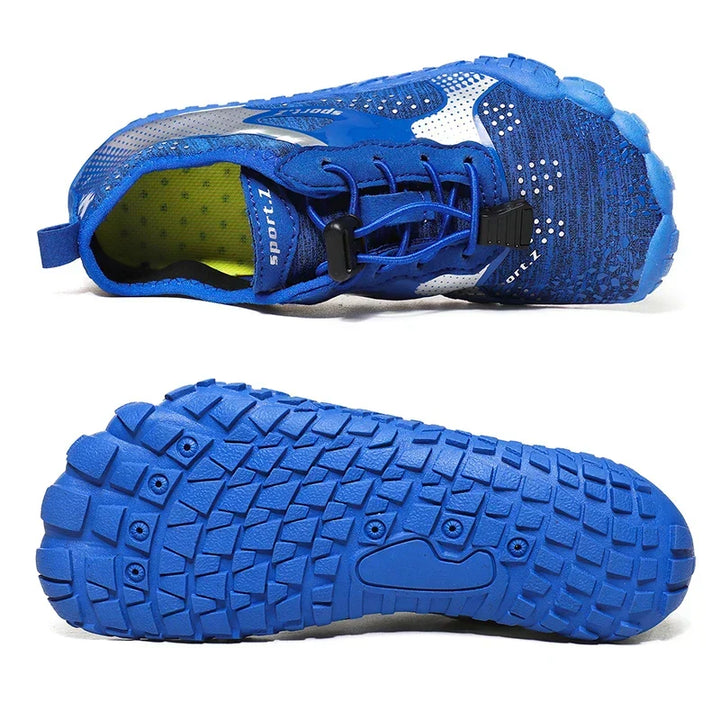 WaveTrek Kinder Wasserschuhe mit festem Sitz & atmungsaktivem Design. Perfekte Outdoor Schuhe für Kinder.