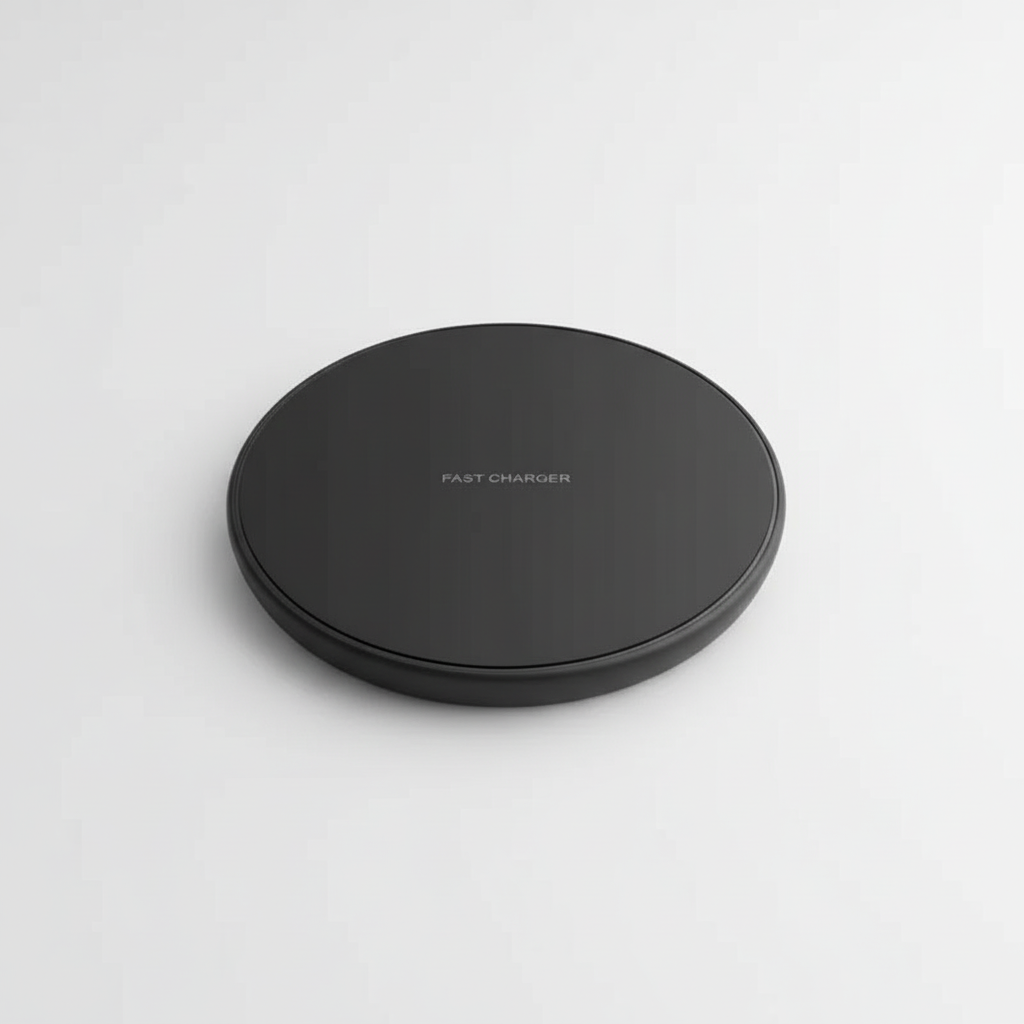 Universelles 30W Ladegerät für kabelloses Schnellladen, kompatibel mit vielen Smartphones, modern.