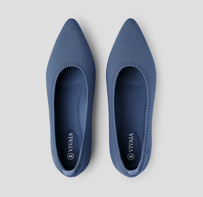 Leichte Damen Ballerinas, perfekte Frühling-Sommer-Schlupfschuhe. Atmungsaktive Freizeitschuhe.