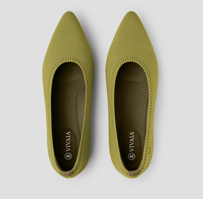 Flache Damen Ballerinas in Rosa, bequeme Frühling-Sommer-Schuhe. Ideal für stilvolle Outfits.