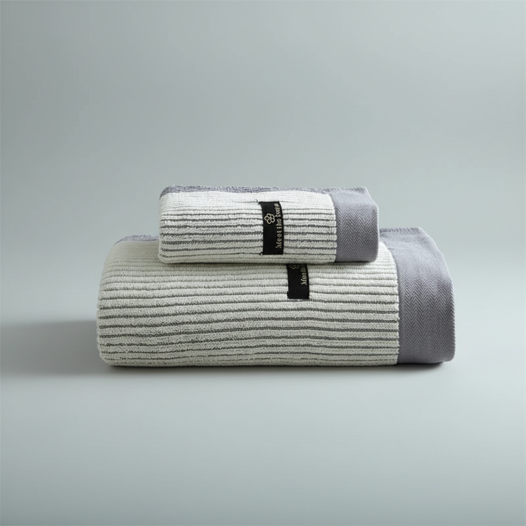 EcoTowel: Weiches, saugfähiges Bio-Baumwolle Handtuch. Hautfreundliches und nachhaltiges Badetuch für jeden Tag.