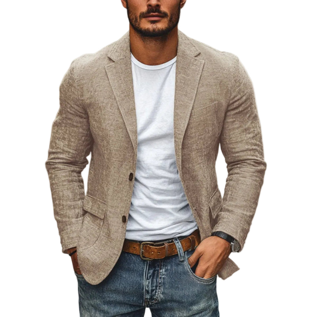 Taillierter Herren Blazer Slim Fit für den modernen Mann. Perfekt als Business Anzugjacke oder eleganter Freizeitblazer.