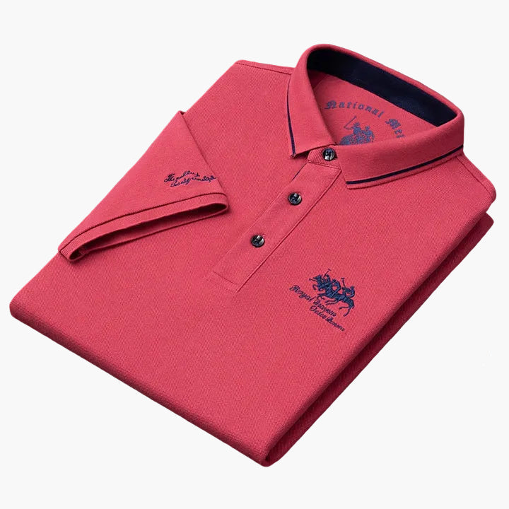 Klassisches Herren Polohemd, bequemer Schnitt, ideal als Freizeitshirt oder elegantes Oberteil für Männer.