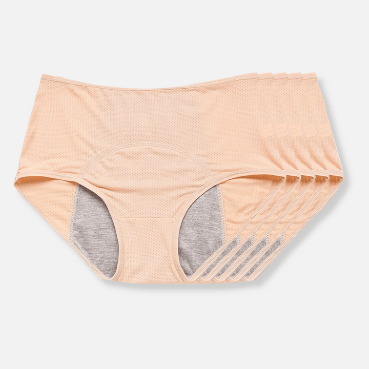 Komfortable Damenunterhose in Nahaufnahme, saugfähig, wiederverwendbar und diskret; ideal für den Alltag.
