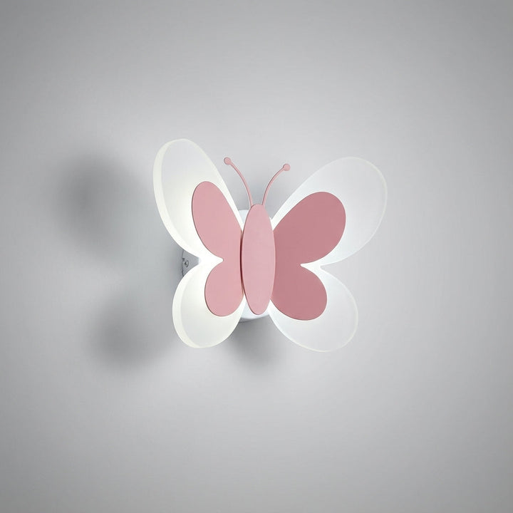 Acryl Schmetterling Wandlampe, zauberhaftes LED-Licht. Faywing Dekolampe schafft Stimmungslicht für Kinder- und Wohnzimmer.