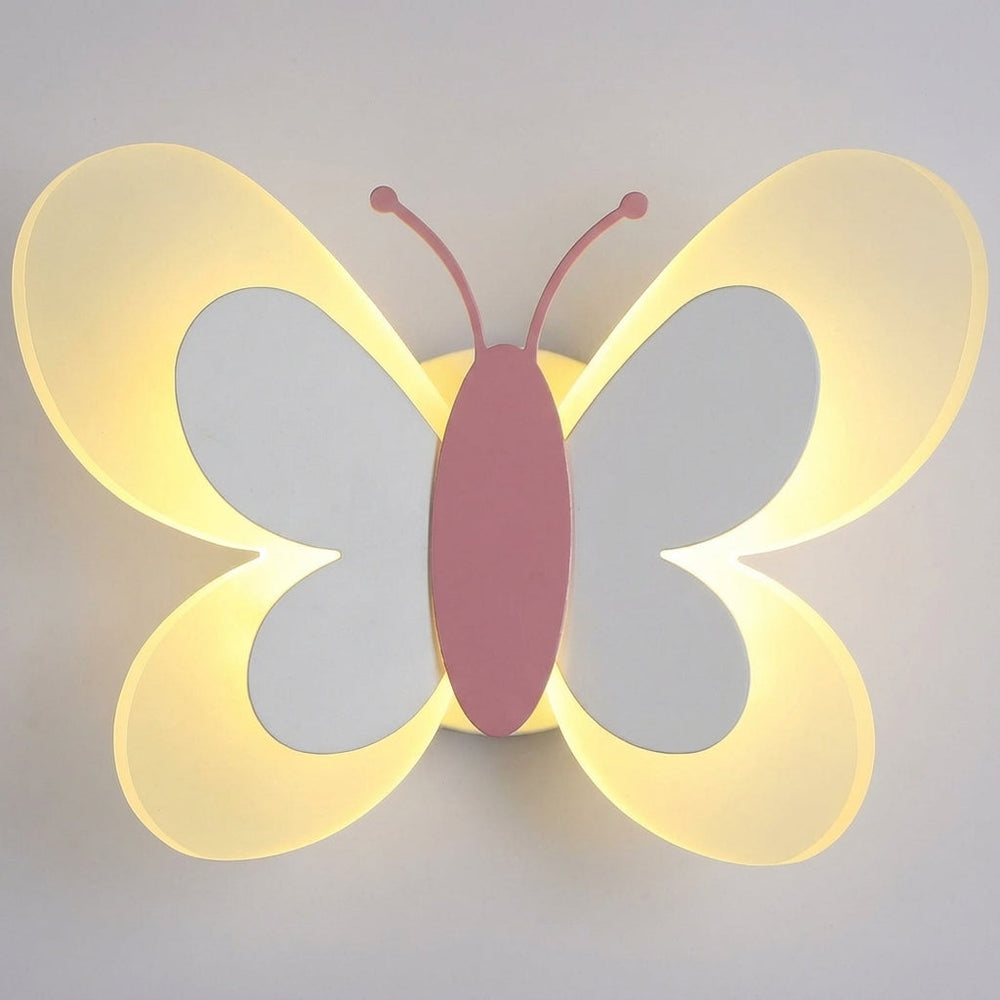 Dekorative Schmetterling Wandlampe, Faywing LED-Licht aus Acryl. Ideal als Stimmungslicht im modernen Kinder- oder Wohnzimmer.