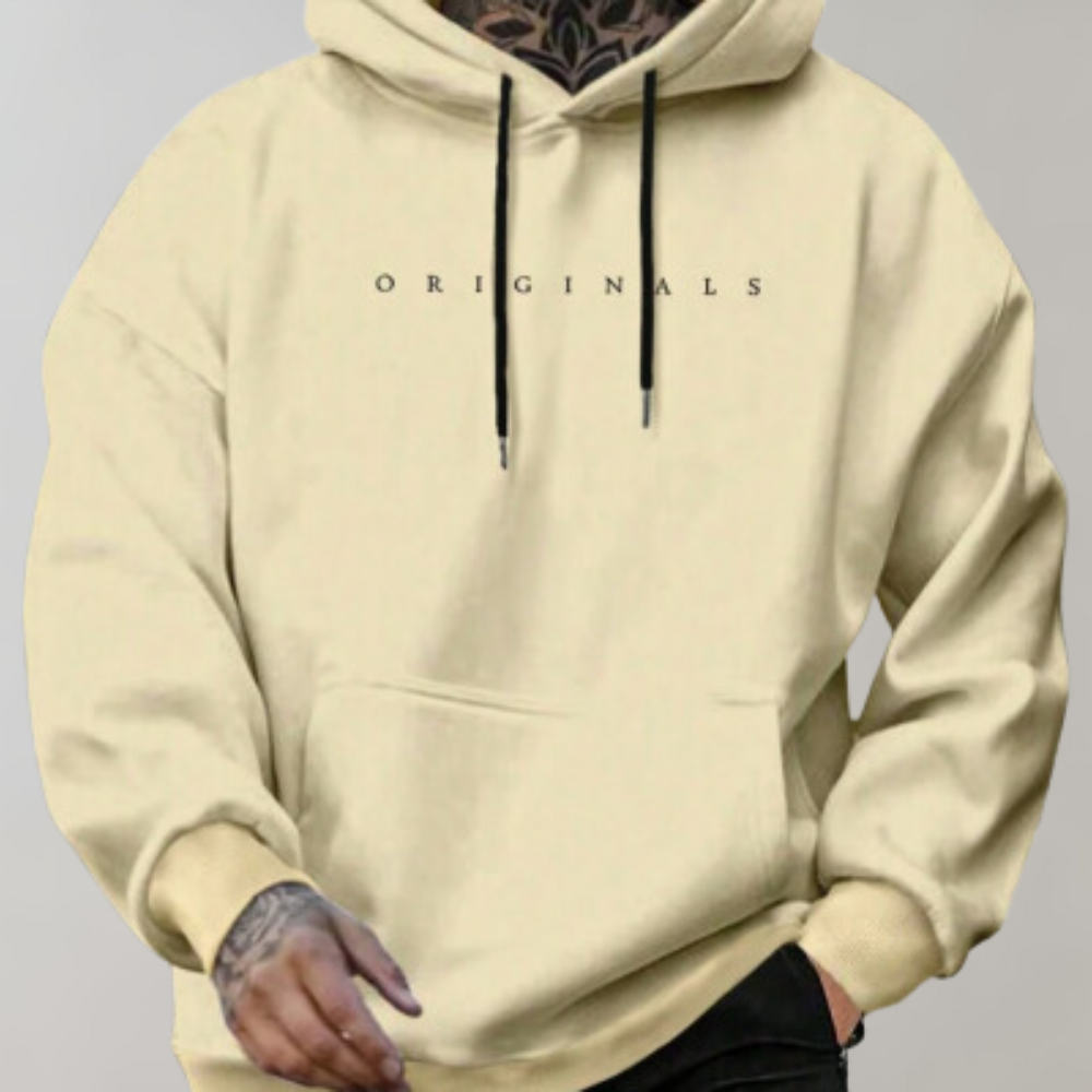 Stylischer Herren Hoodie für Freizeit & Streetstyle. Grafik-Print Oberteil bietet lässigen Komfort und moderne Mode.