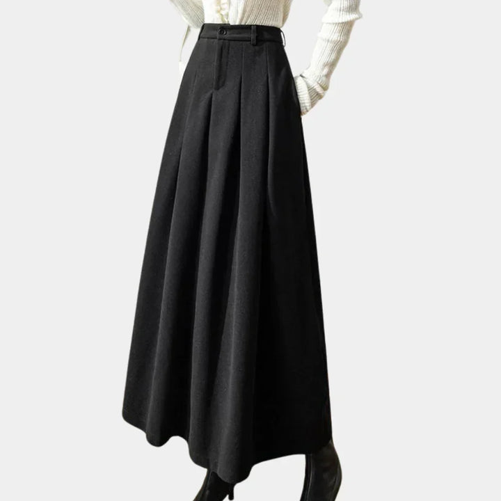Der elegante Damen Rock bietet höchsten Komfort für Alltag & besondere Anlässe. Zeitlos in Schwarz.