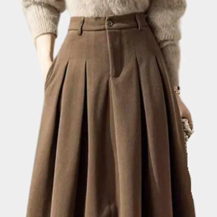 Eleganter, vielseitiger Damen Rock in Schwarz, ideal für Büro, Freizeit & Reisen. Bequem & zeitlos.