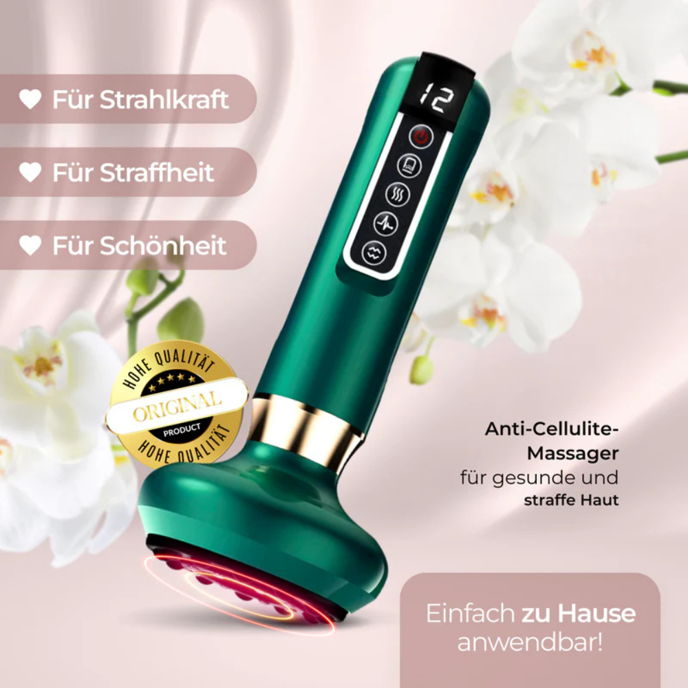 Damen Cellulite Massagegerät 4-in-1 für glatte Haut, straffe Konturen & effektive Körperpflege.