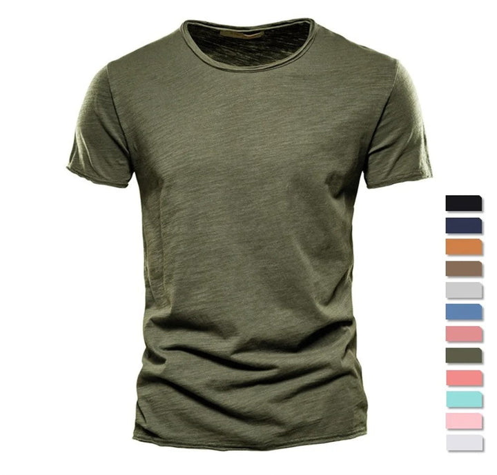 Herren Kurzarm T-Shirt, Slim Fit, atmungsaktiv für Freizeit & Alltag.