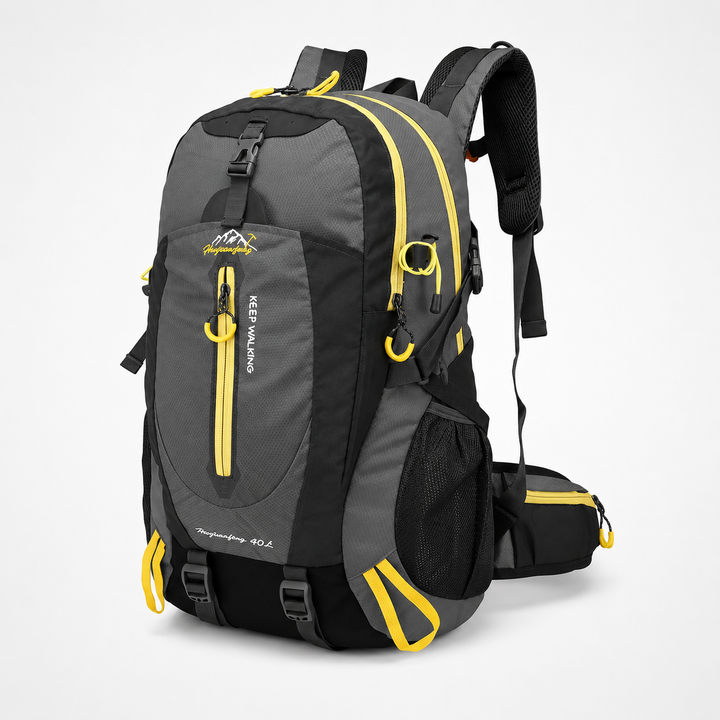 Wasserdichter Unisex Rucksack 40L. Zuverlässiger Schutz vor Regen.
